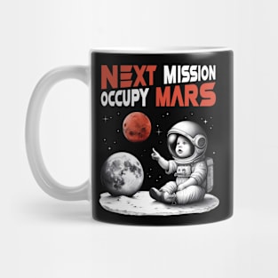 Red Planet Mars – 'Next Mission, Occupy Mars' Mug